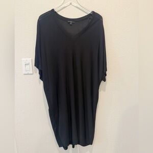 COS Batwing Sleeve Draped Knit Dress in Black‎ size Large
